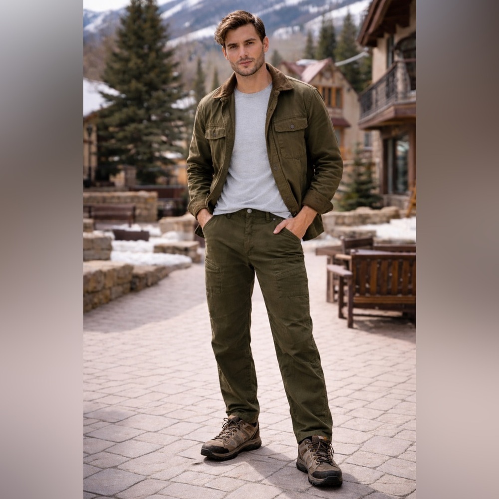 Norrøna Men’s Trekking Hiking Pants Olive Night Size Small 30x31